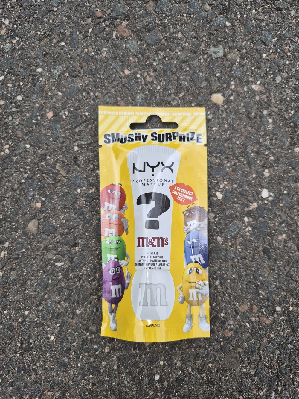 LIMITED EDITION 
NYX Professional Makeup x M&M's Smushy Surprize Matte Lip Balm